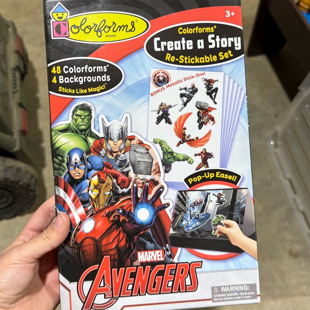 Marvel Avengers Create a Story Re-Stickable Set - Multi-color